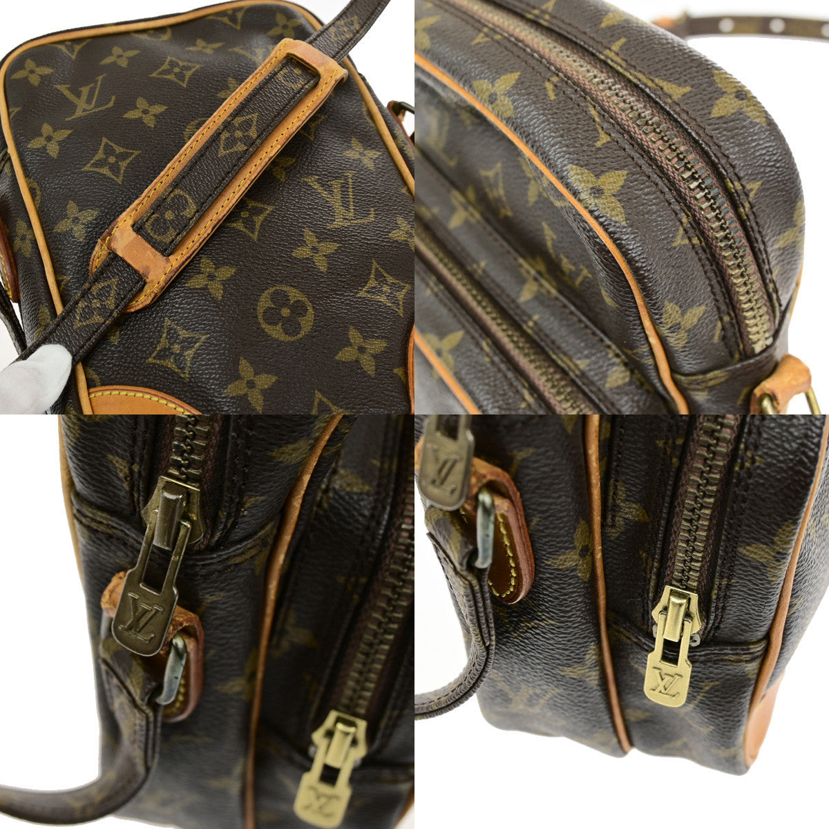 LOUIS VUITTON Amazon Crossbody Shoulder Bag Monogram Leather BN M45236 65YG849