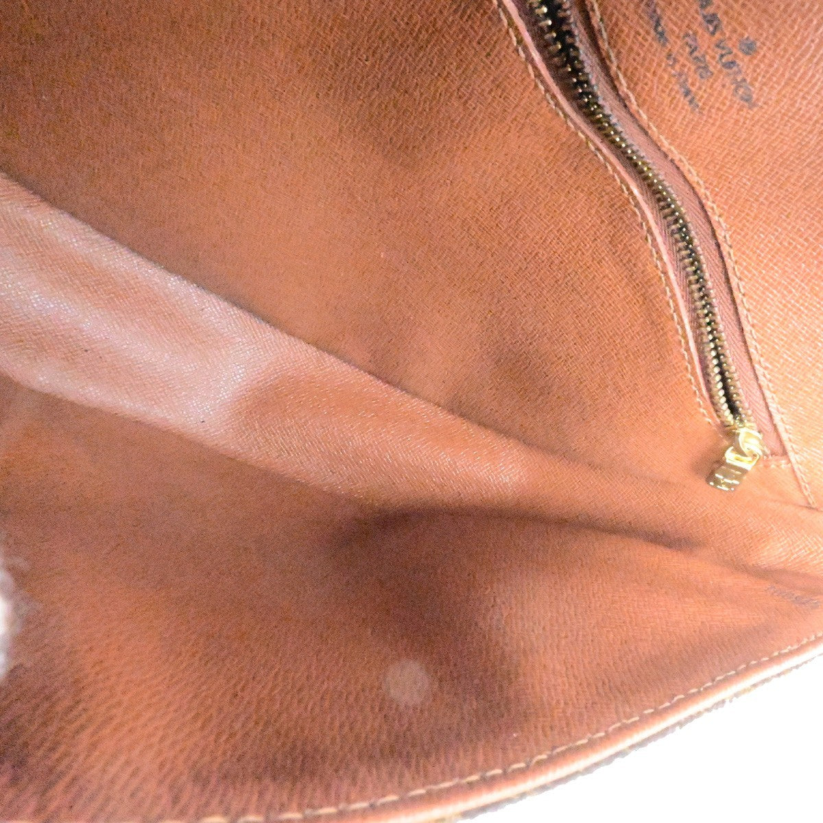 LOUIS VUITTON Chantilly GM Shoulder Bag Monogram Leather Brown M51232 84YH044