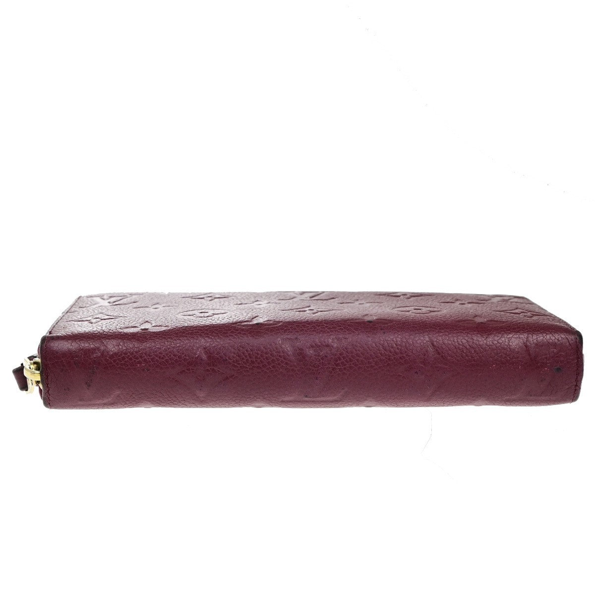 LOUIS VUITTON Zippy Wallet Long Purse Monogram Empreinte Red M60359 61YH023