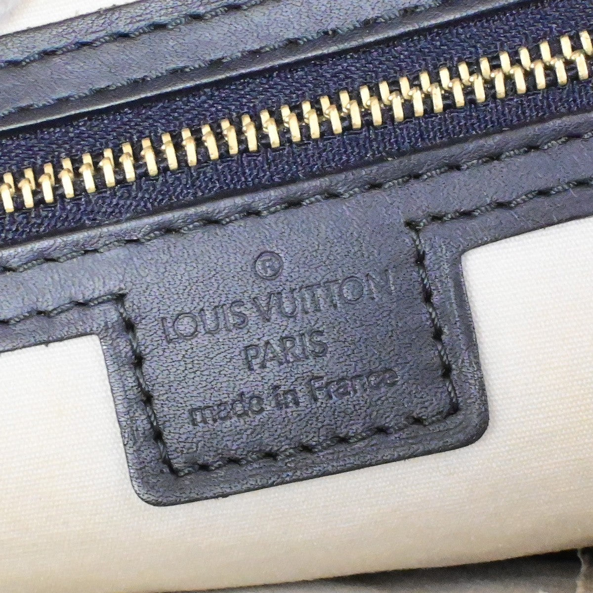 LOUIS VUITTON Josephine PM Hand Bag Monogram Mini Canvas Blue M92049 67YH046