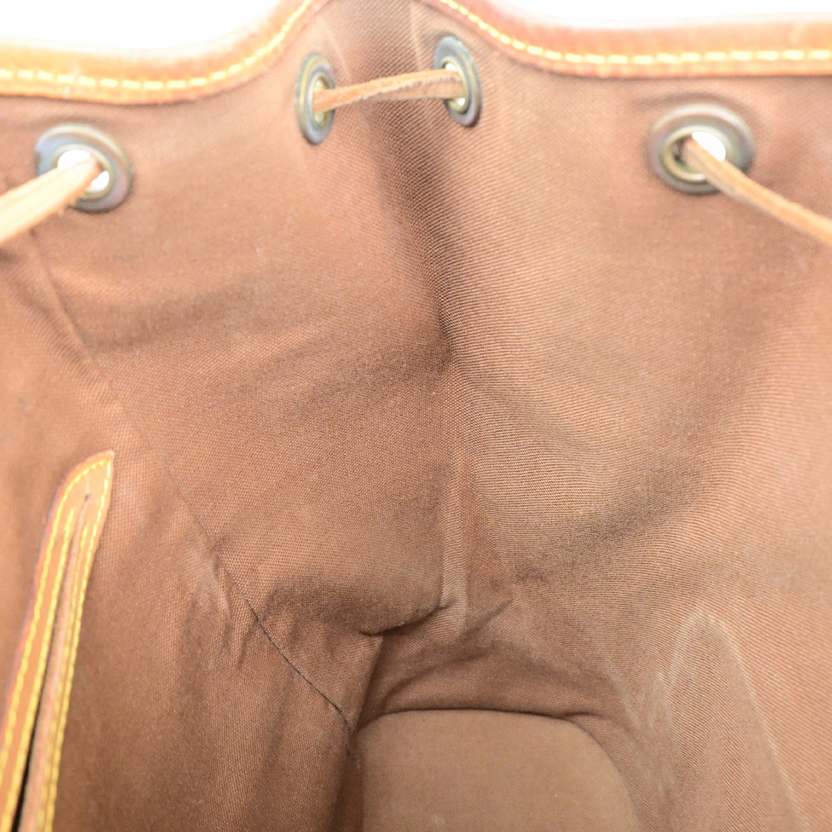 LOUIS VUITTON Montsouris MM Backpack Bag Monogram Leather Brown M51136 72YG856