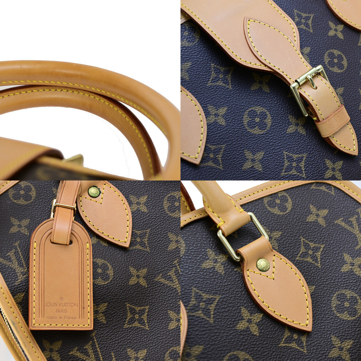 LOUIS VUITTON Rivoli Briefcase Hand Bag Monogram Leather Brown M53380 11YG534