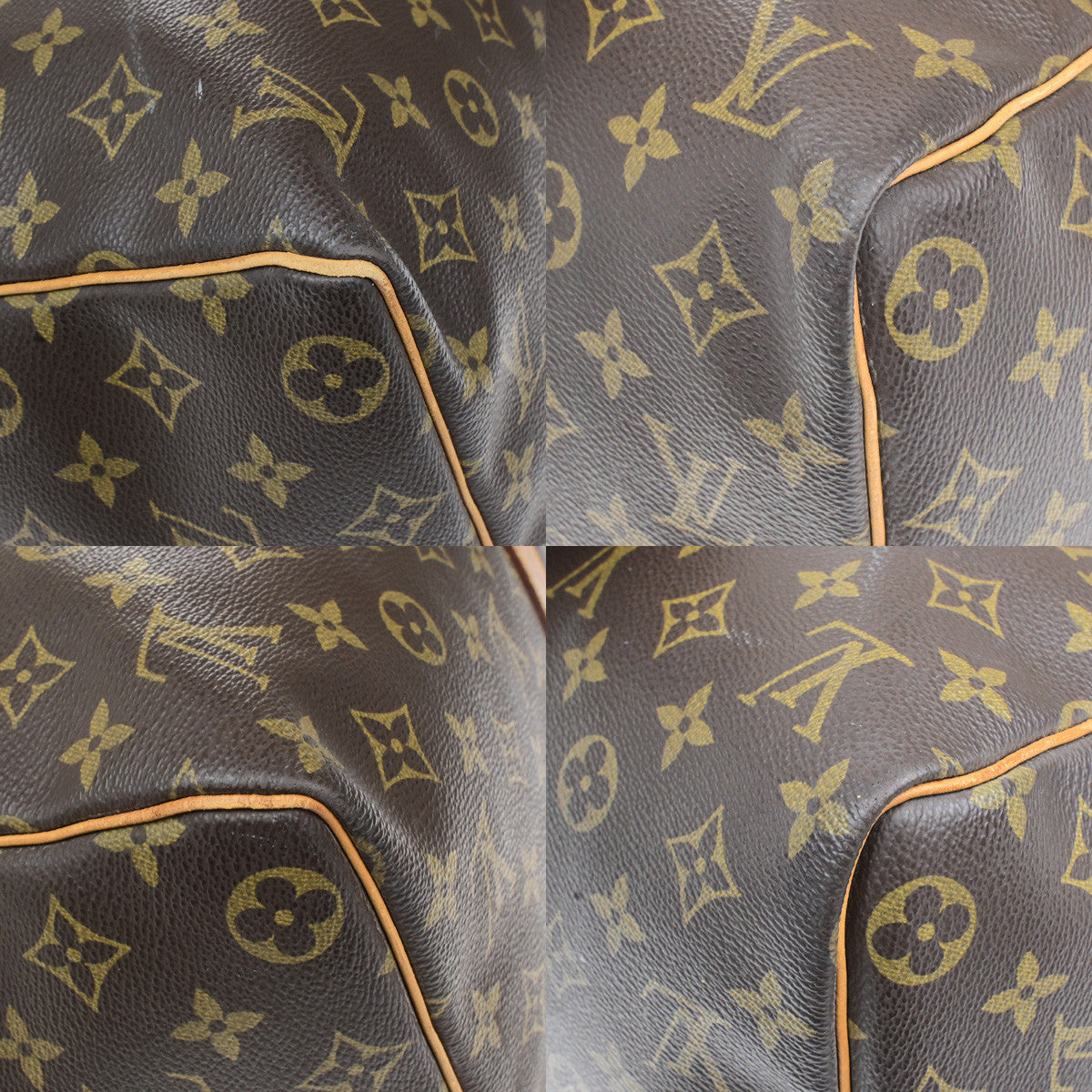 LOUIS VUITTON Keepall 45 Travel Hand Bag Monogram Leather Brown M41428 34YG943