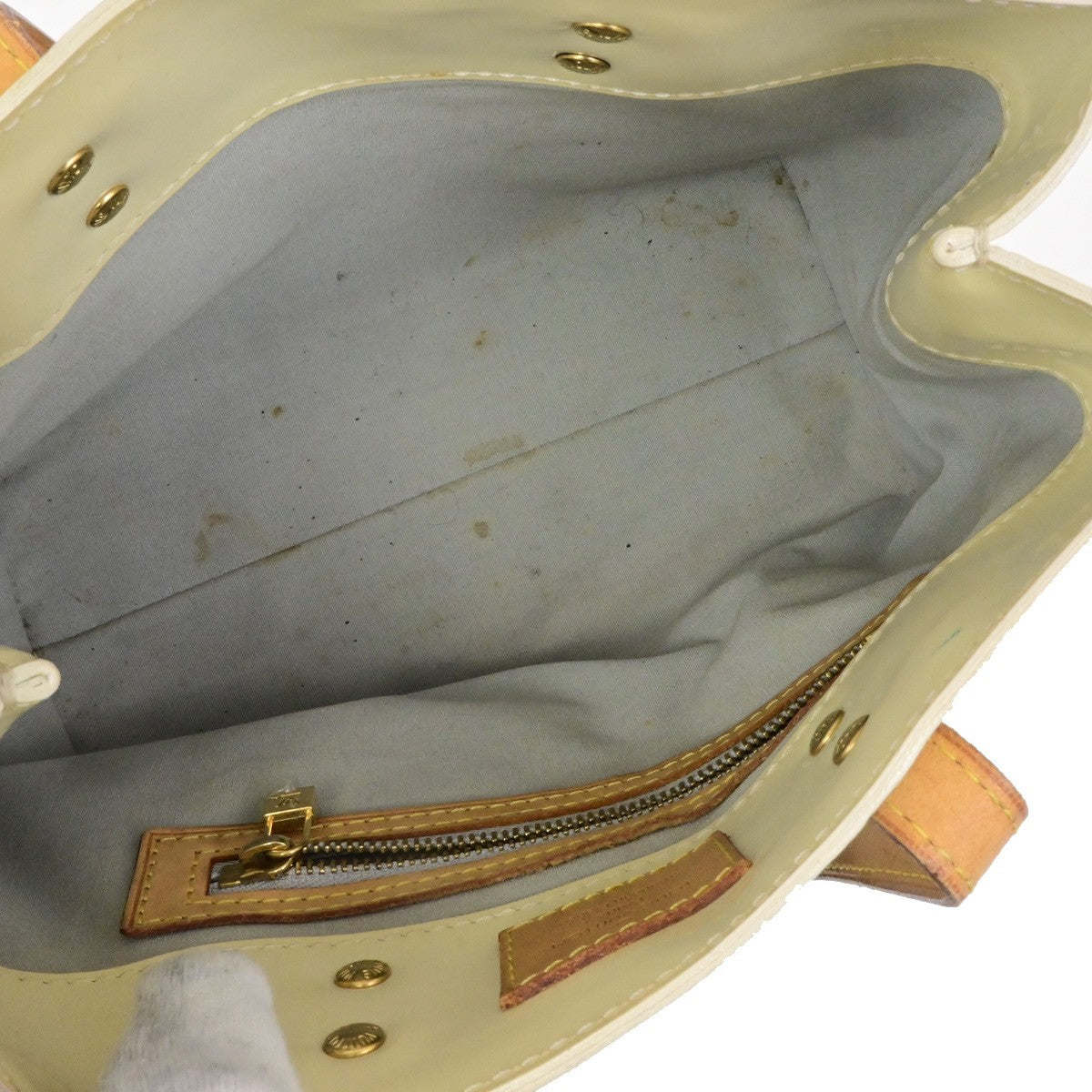 LOUIS VUITTON Read PM Hand Bag Monogram Vernis Patent Leather WE M91336 05YH047