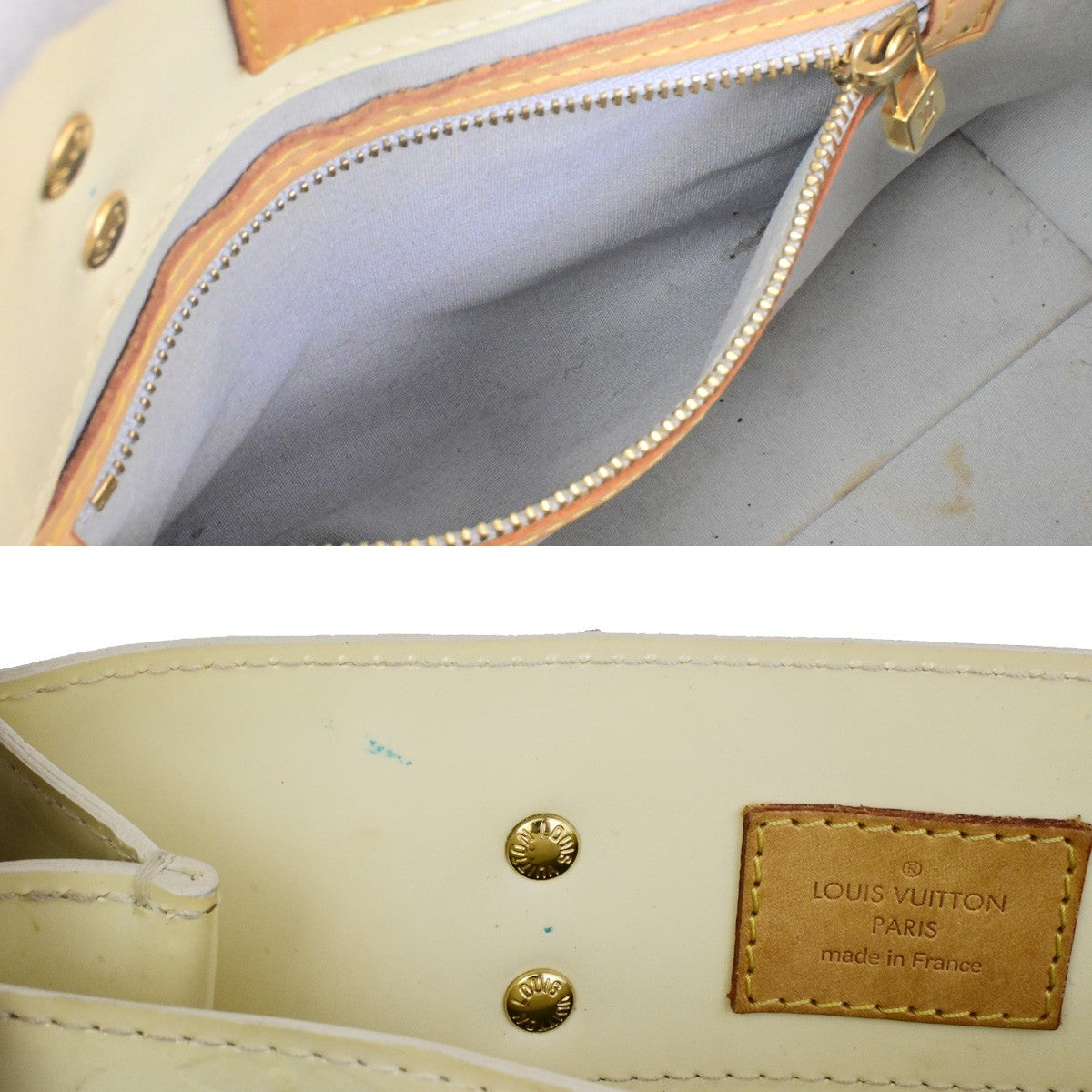 LOUIS VUITTON Read PM Hand Bag Monogram Vernis Patent Leather WE M91336 05YH047