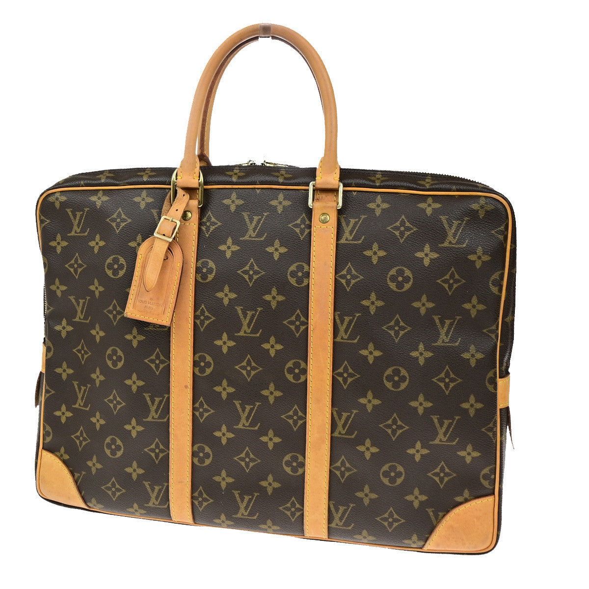 LOUIS VUITTON Porte Documents Voyage Briefcase Hand Bag Monogram M53361 35YG861
