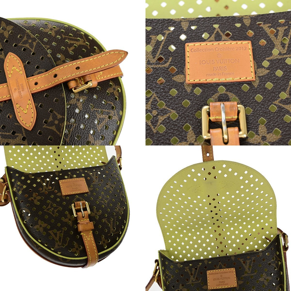 LOUIS VUITTON Chantilly PM Shoulder Bag Monogram Perfo Flore BN M94086 690RL049