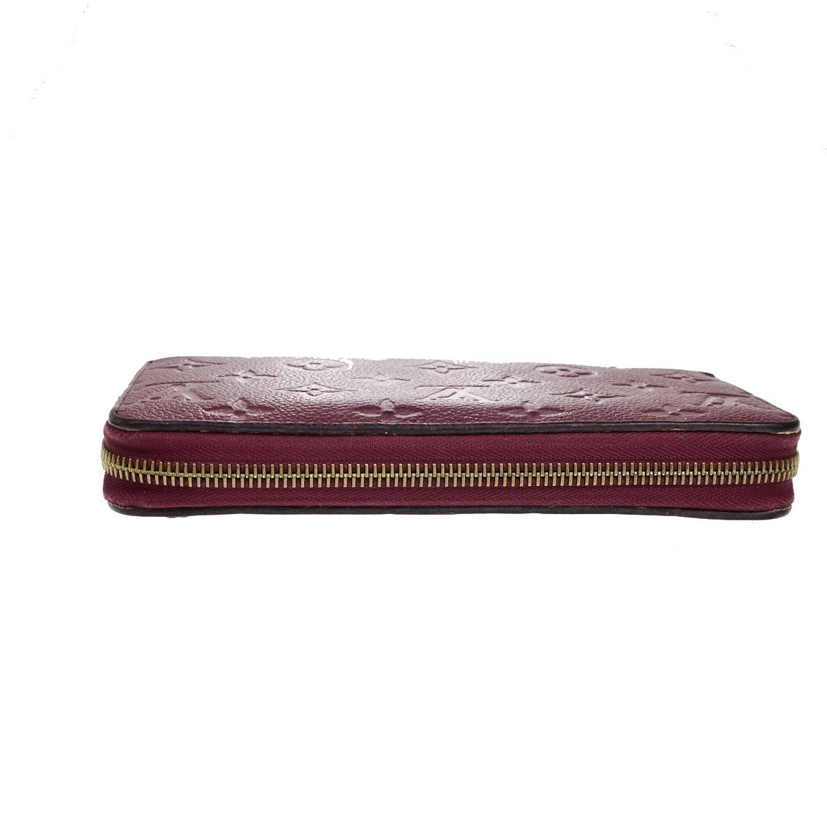 LOUIS VUITTON Zippy Wallet Long Purse Monogram Empreinte Red M60359 61YH023