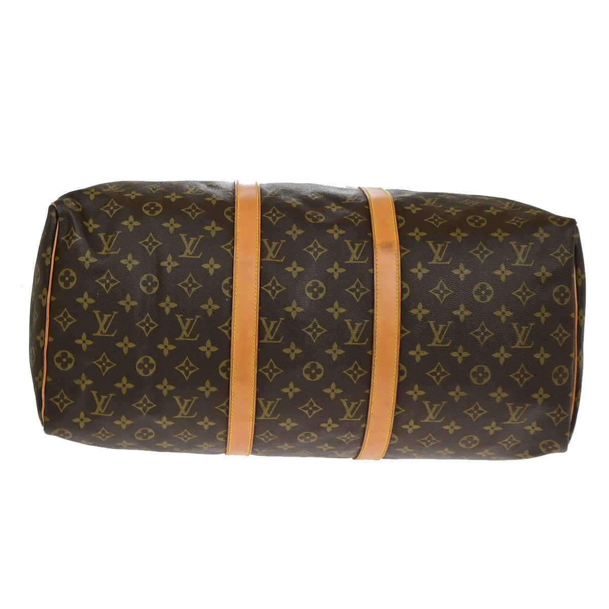 LOUIS VUITTON Keepall 50 Travel Hand Bag Monogram Leather Brown M41426 83YG863