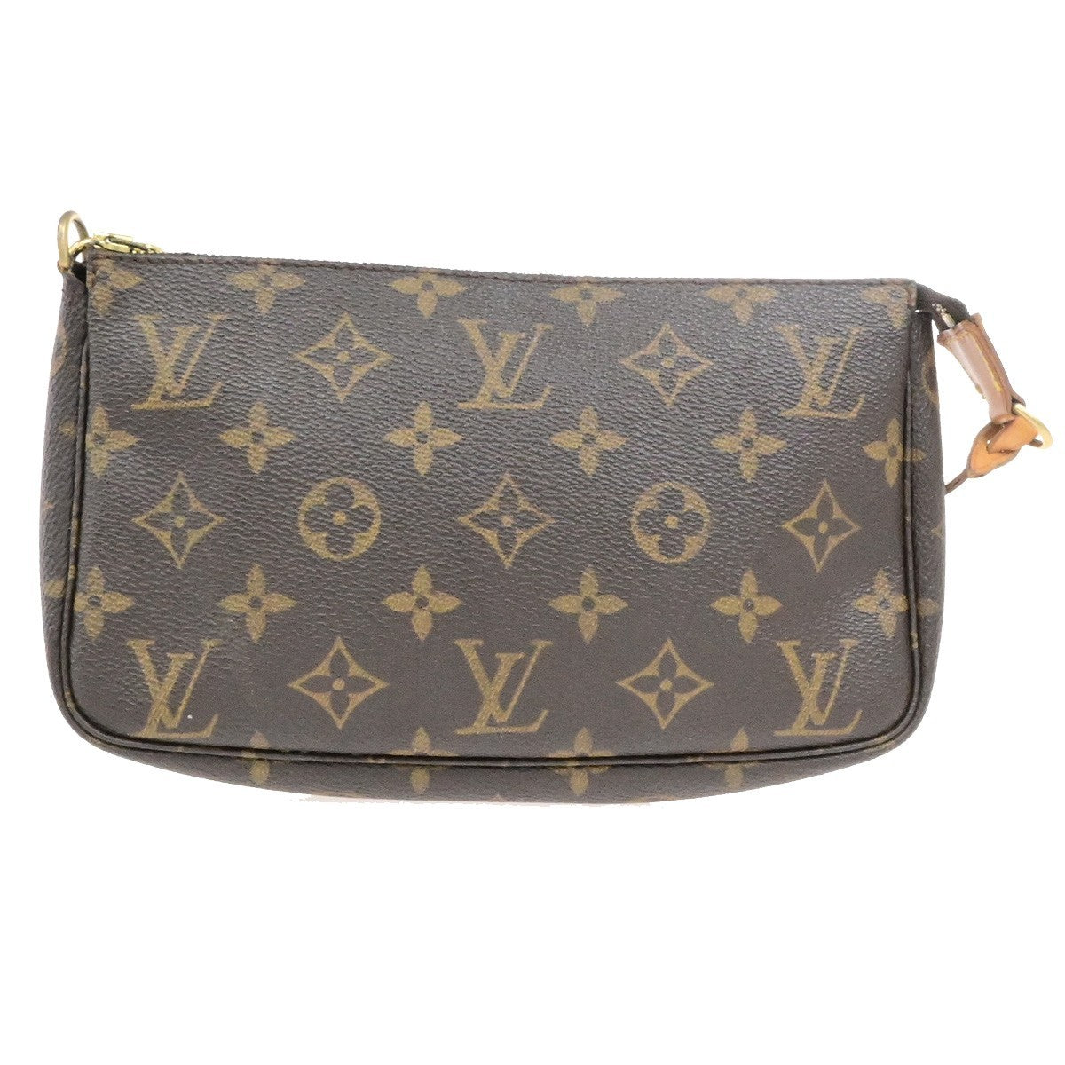 LOUIS VUITTON Pochette Accessoires Hand Bag Monogram Leather BN M51980 32YH053