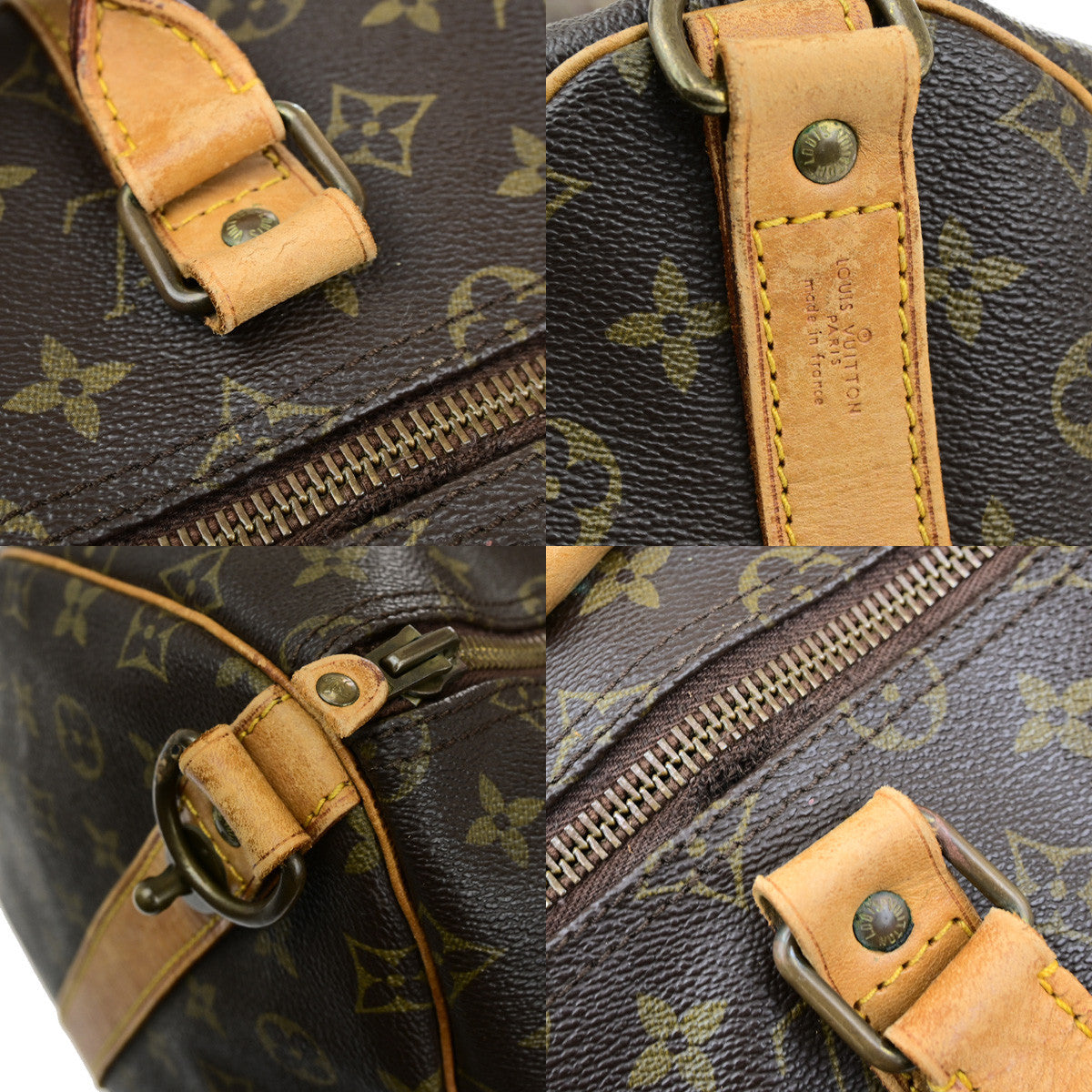 LOUIS VUITTON Keepall Bandouliere 55 Hand Bag Monogram Brown M41414 37YG858