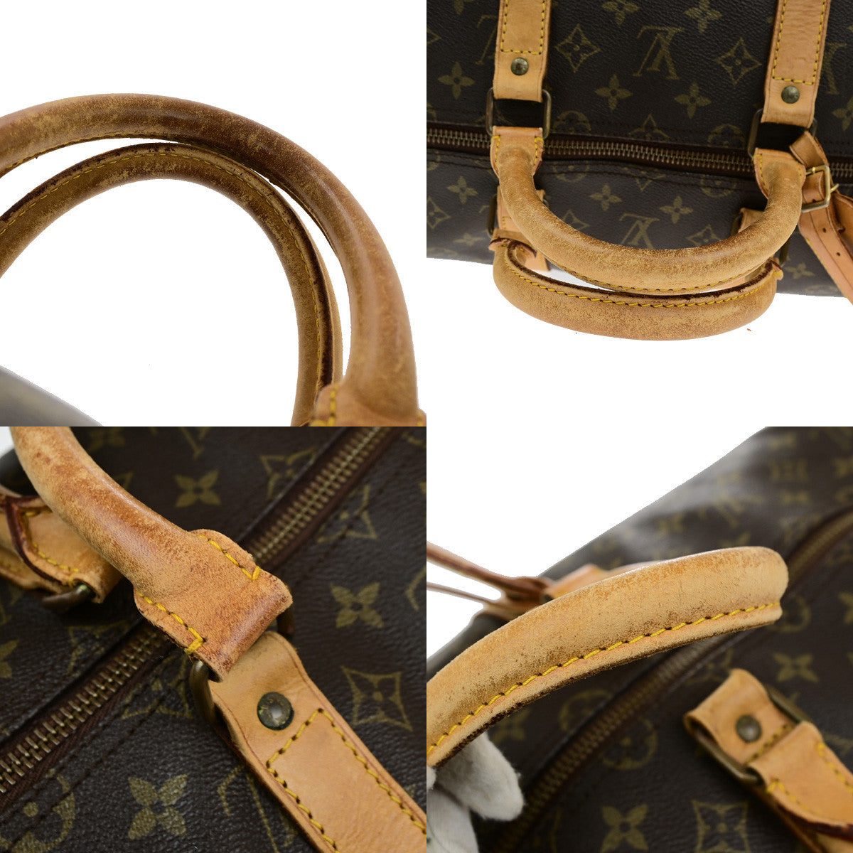 LOUIS VUITTON Keepall Bandouliere 55 Hand Bag Monogram Brown M41414 37YG858