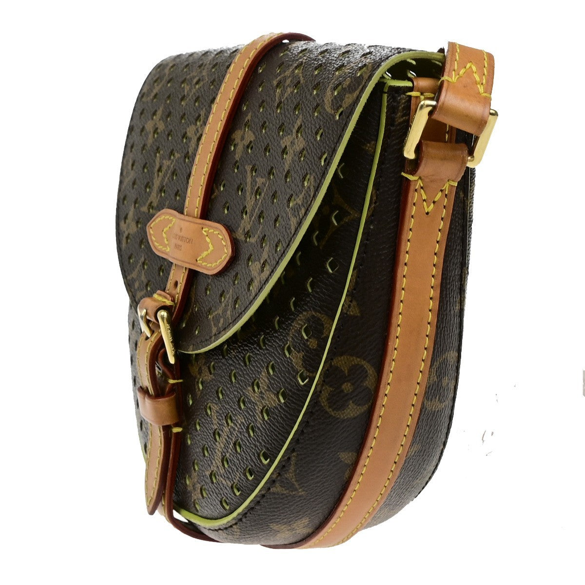 LOUIS VUITTON Chantilly PM Shoulder Bag Monogram Perfo Flore BN M94086 690RL049
