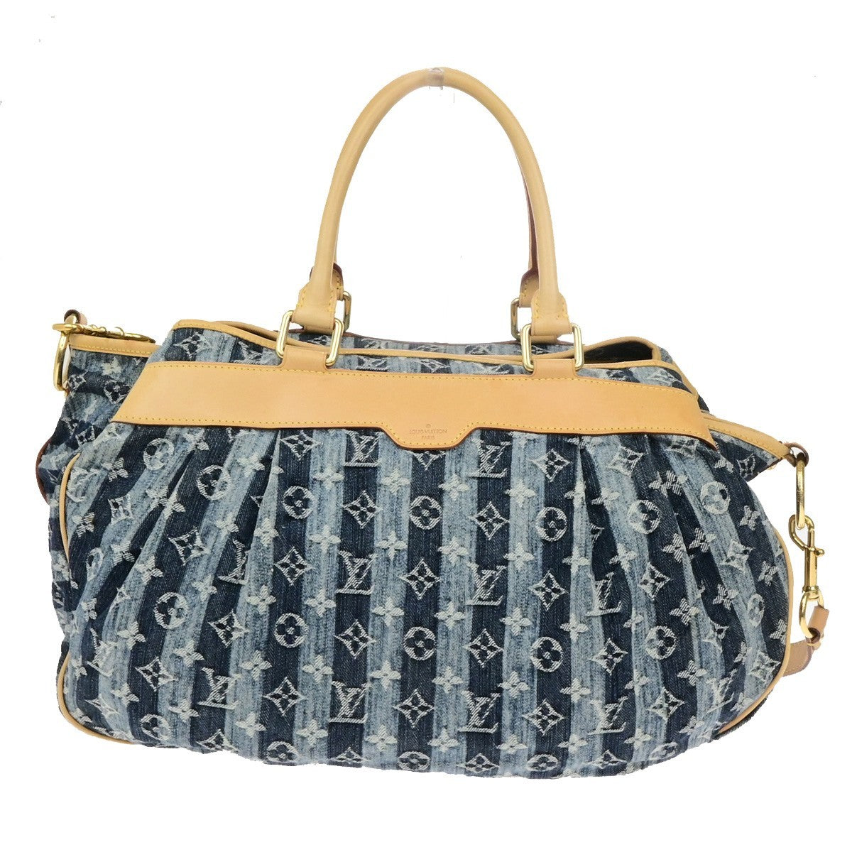 LOUIS VUITTON Cavalier GM Shoulder Bag Monogram Denim Leather BE M95336 301RL058