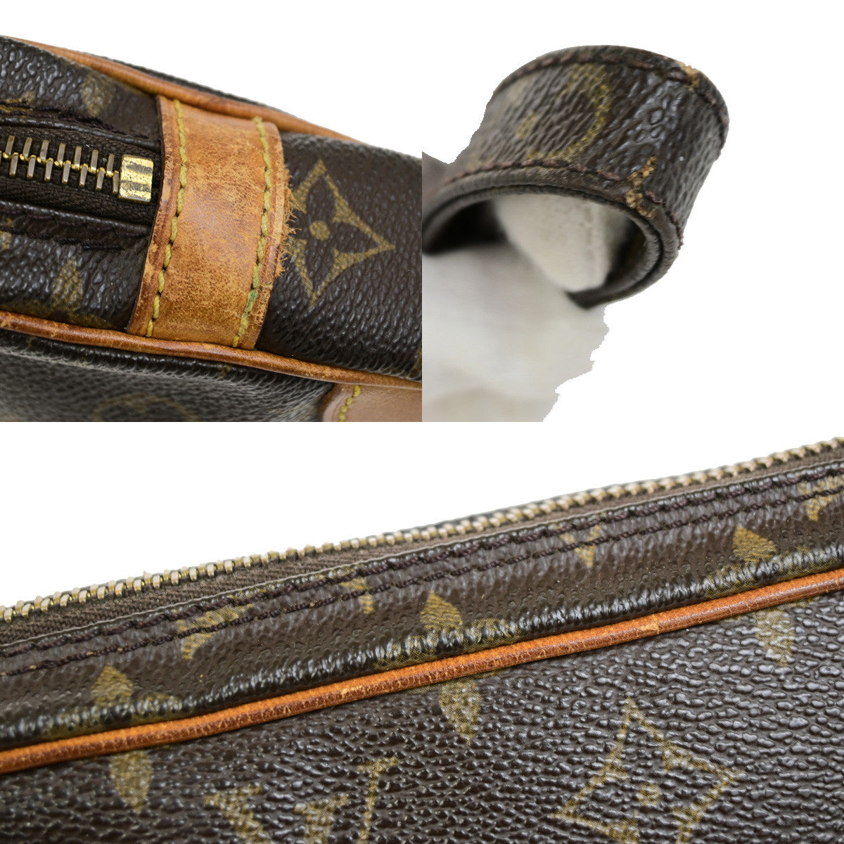 LOUIS VUITTON Marly Dragonne PM Clutch Hand Bag Monogram Leather M51827 67YG882