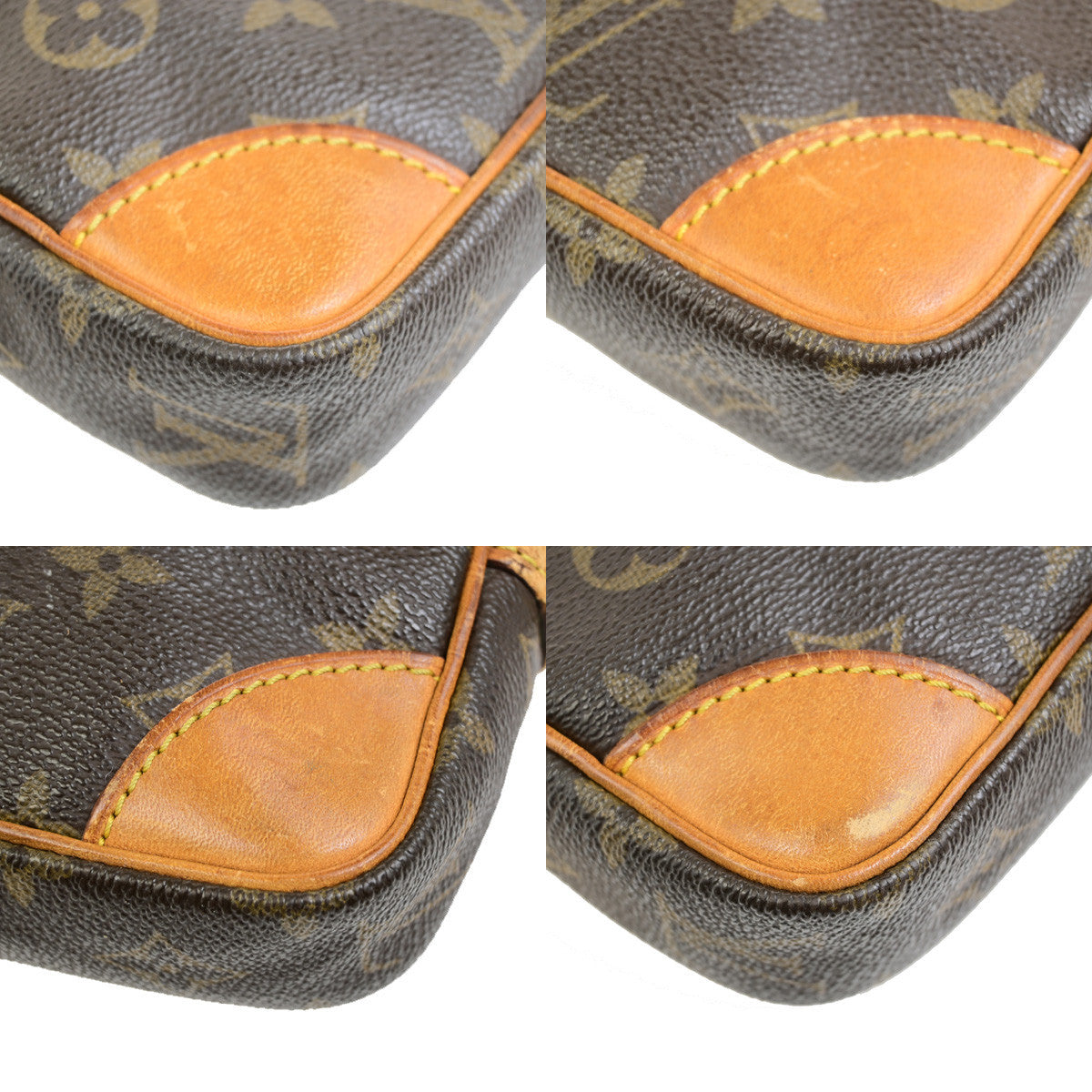 LOUIS VUITTON Marly Dragonne PM Clutch Hand Bag Monogram Leather M51827 67YG882