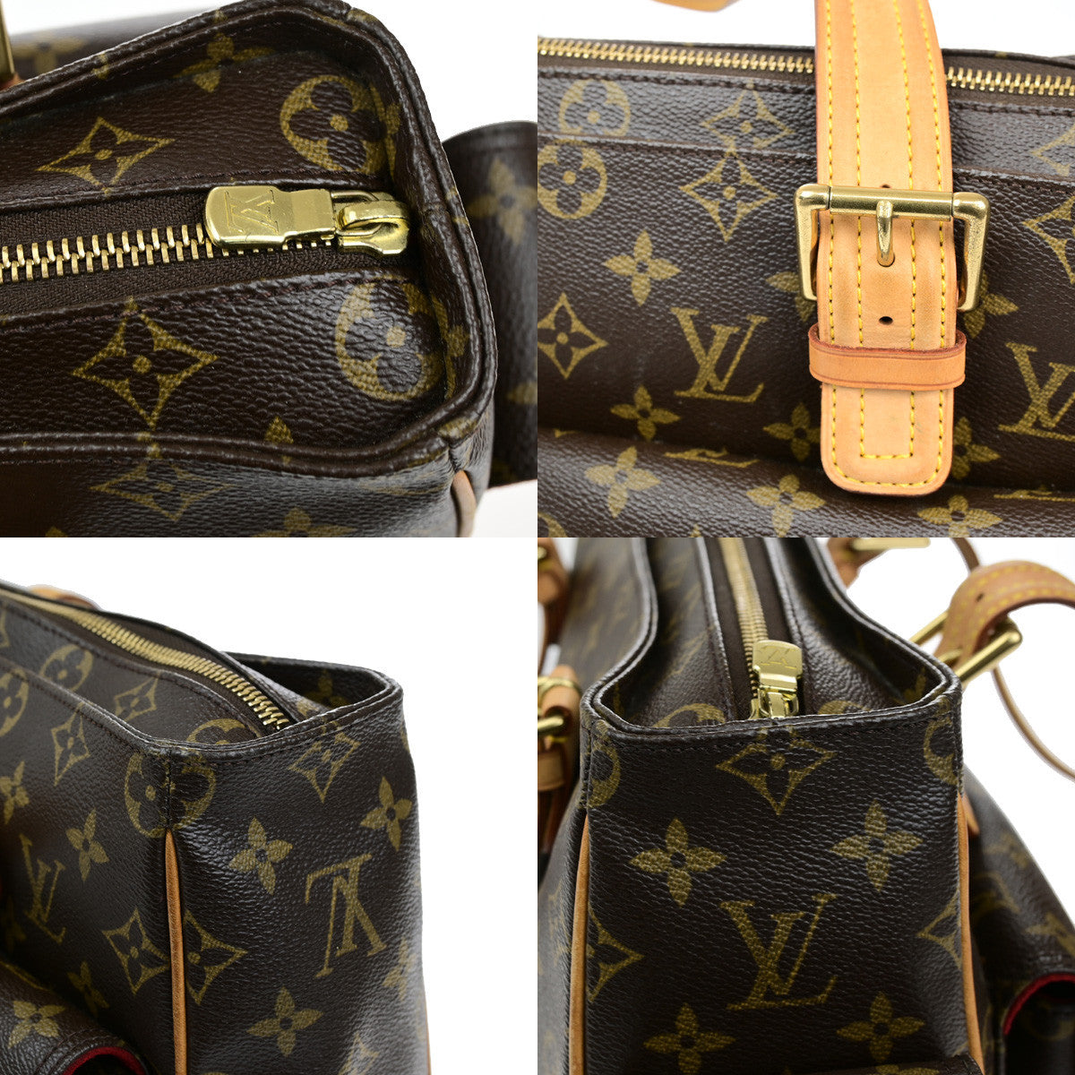 LOUIS VUITTON Multipli Cite Shoulder Bag Monogram Leather Brown M51162 97YG865