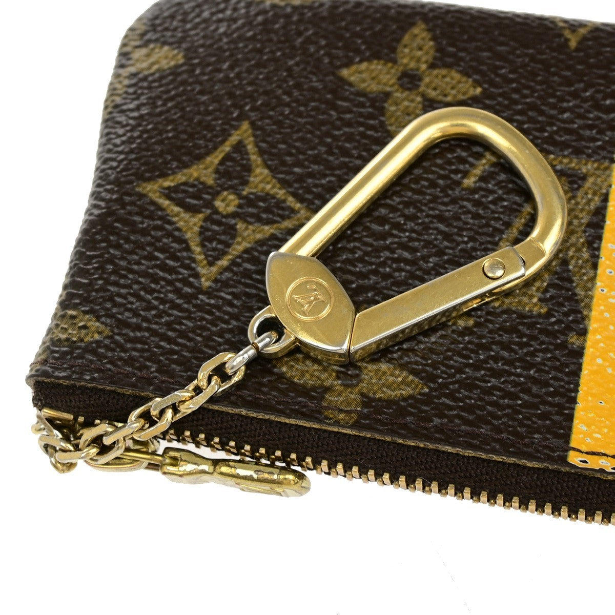 LOUIS VUITTON Pochette Cles Coin Wallet Key Case Monogram Groom M60033 67YH024