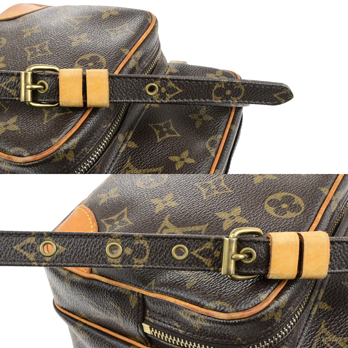 LOUIS VUITTON Amazon Crossbody Shoulder Bag Monogram Leather BN M45236 73SJ622