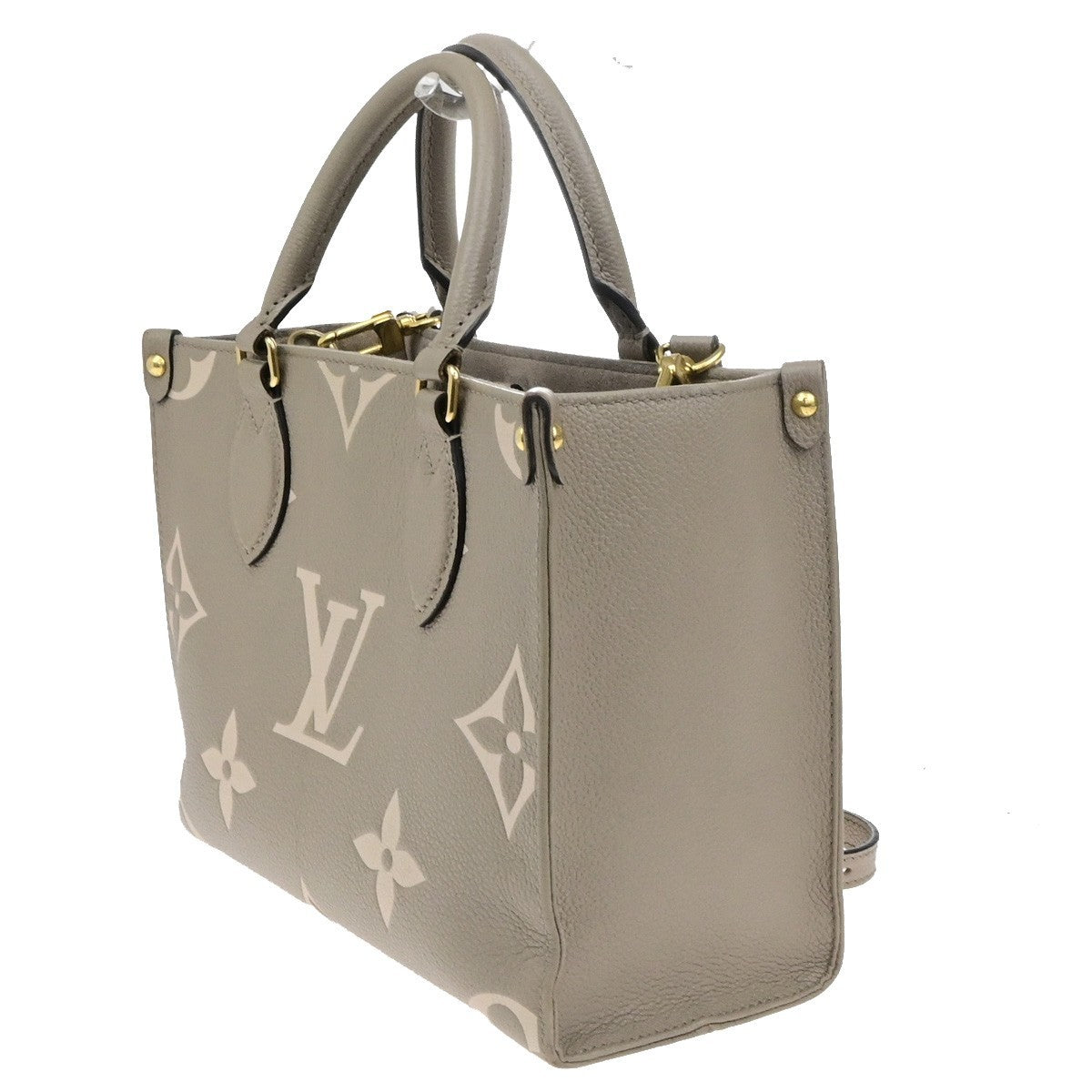 LOUIS VUITTON OnTheGo PM Hand Bag Bicolor Monogram Empreinte BE M45779 312RL056