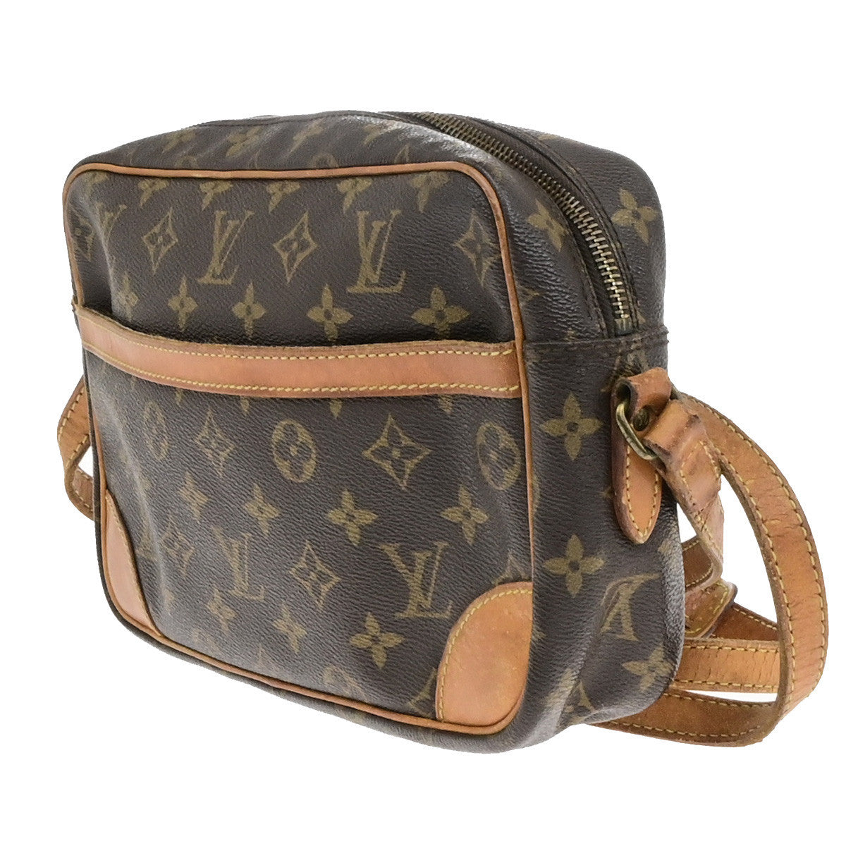 LOUIS VUITTON Trocadero 27 Shoulder Bag Monogram Leather Brown M51274 62YG947