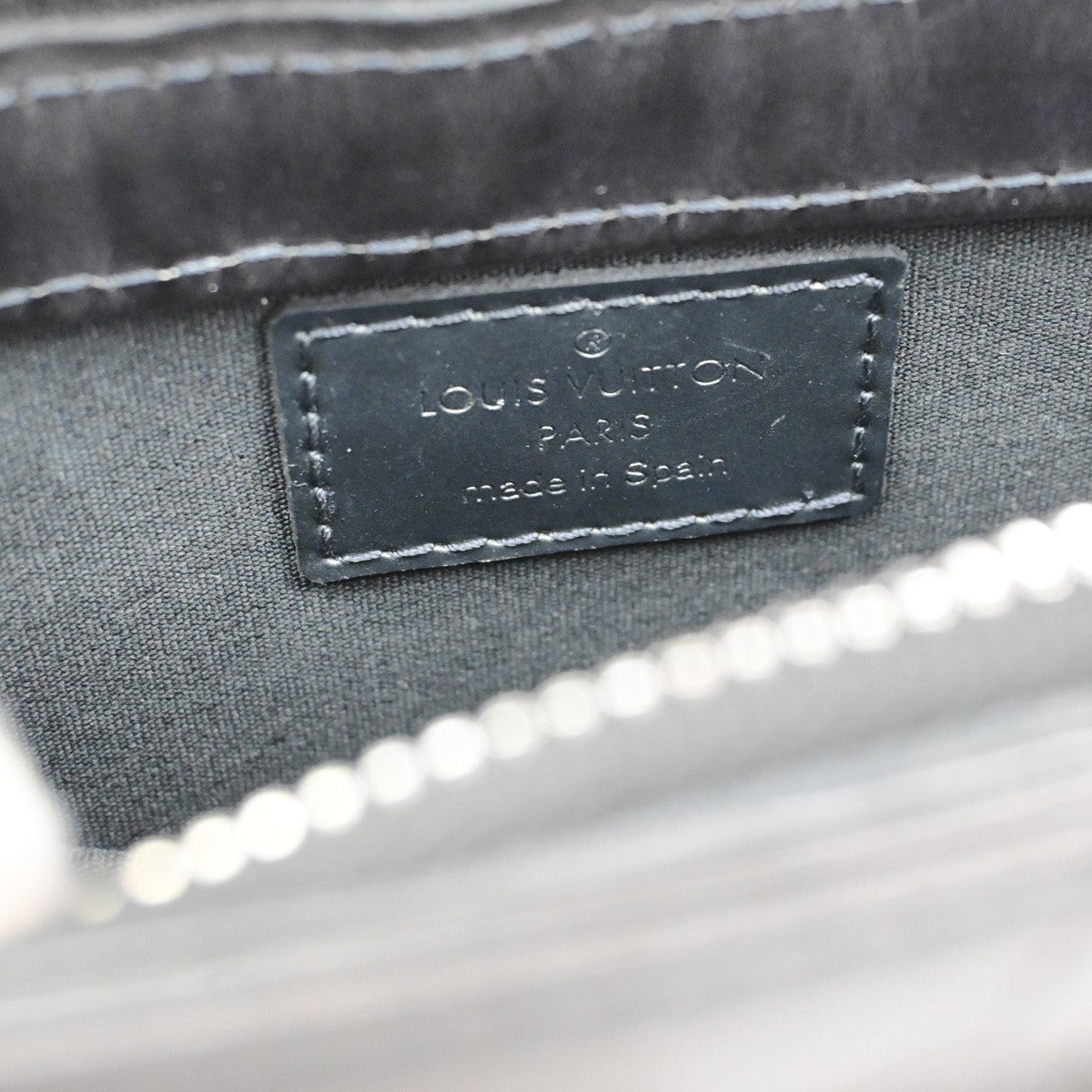 LOUIS VUITTON Alston Shoulder Bag Monogram Mat Leather Noir M55122 78RL041