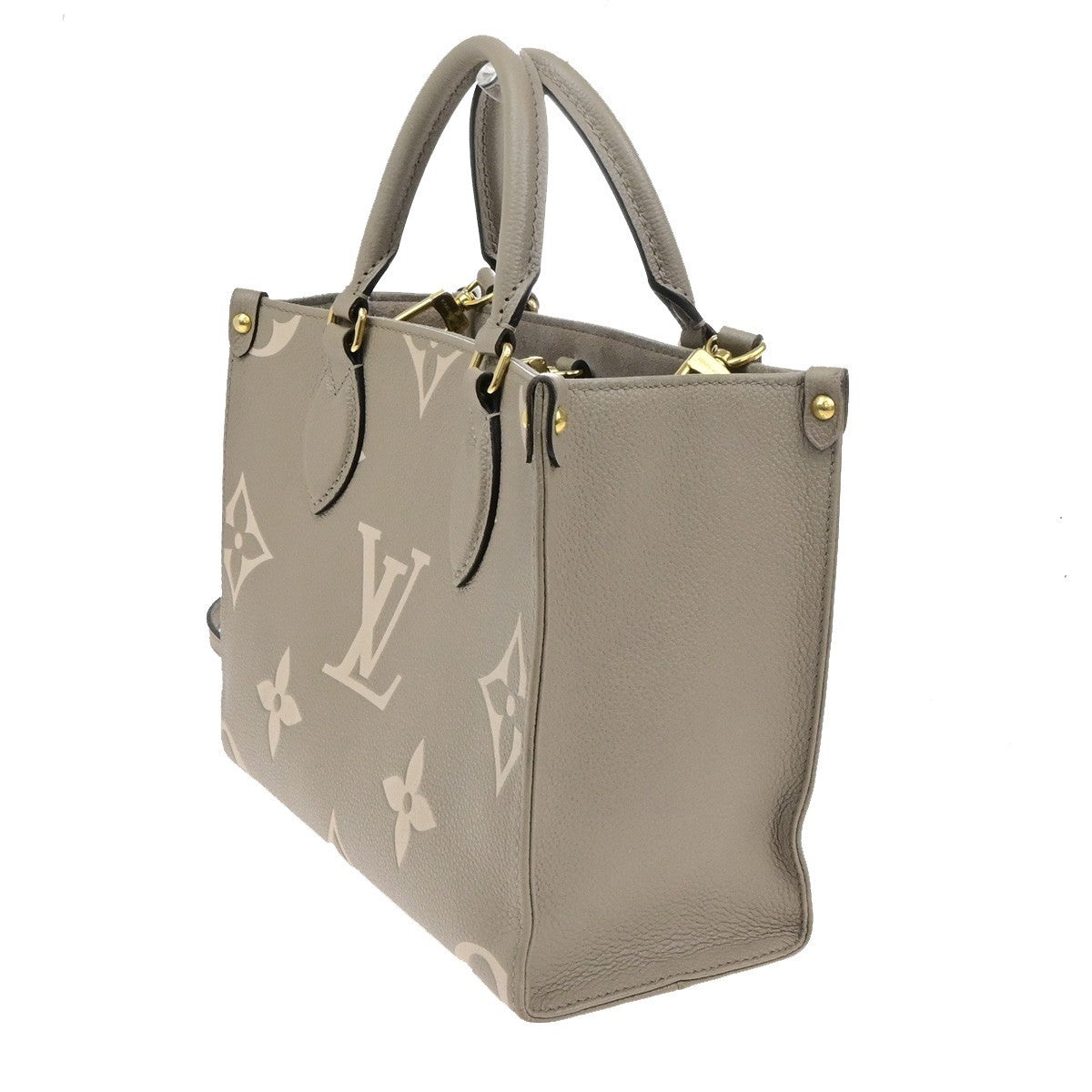 LOUIS VUITTON OnTheGo PM Hand Bag Bicolor Monogram Empreinte BE M45779 312RL056