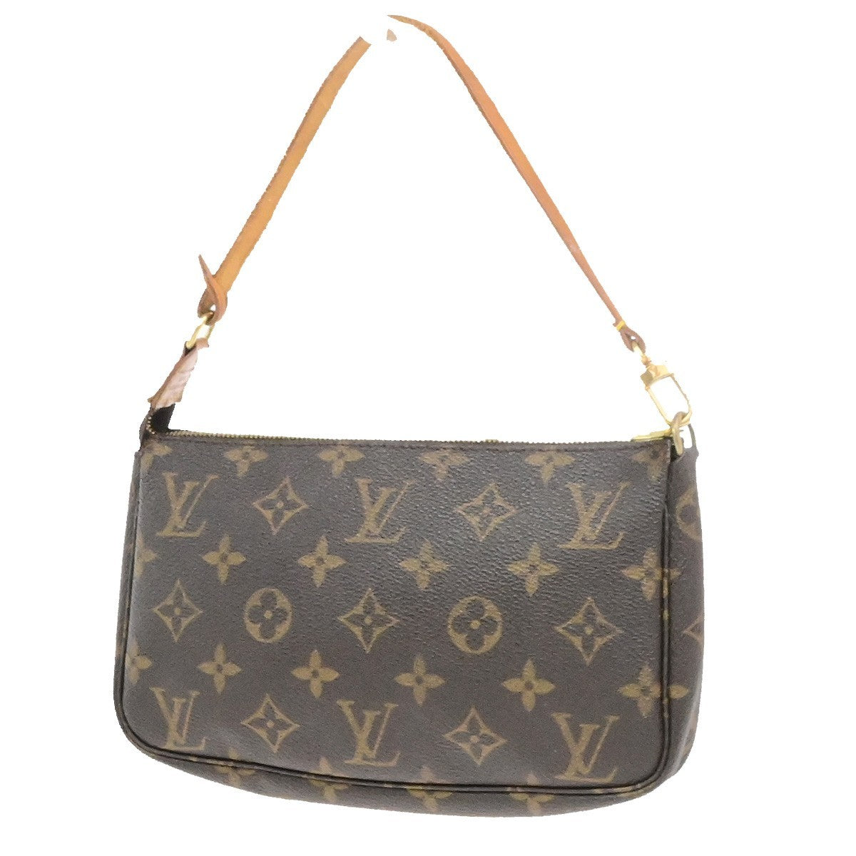 LOUIS VUITTON Pochette Accessoires Hand Bag Monogram Leather BN M51980 32YH053