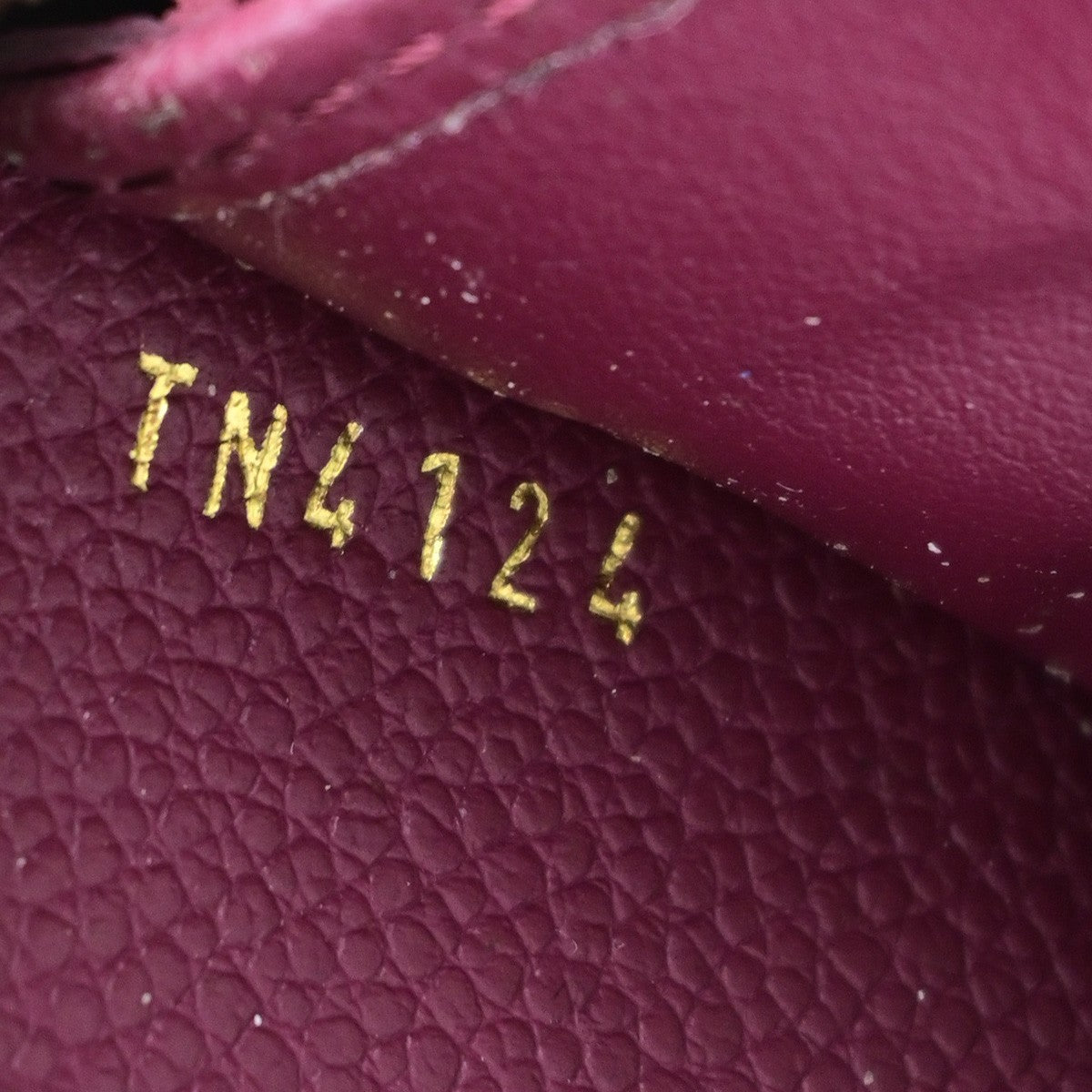 LOUIS VUITTON Zippy Wallet Long Purse Monogram Empreinte Red M60359 61YH023