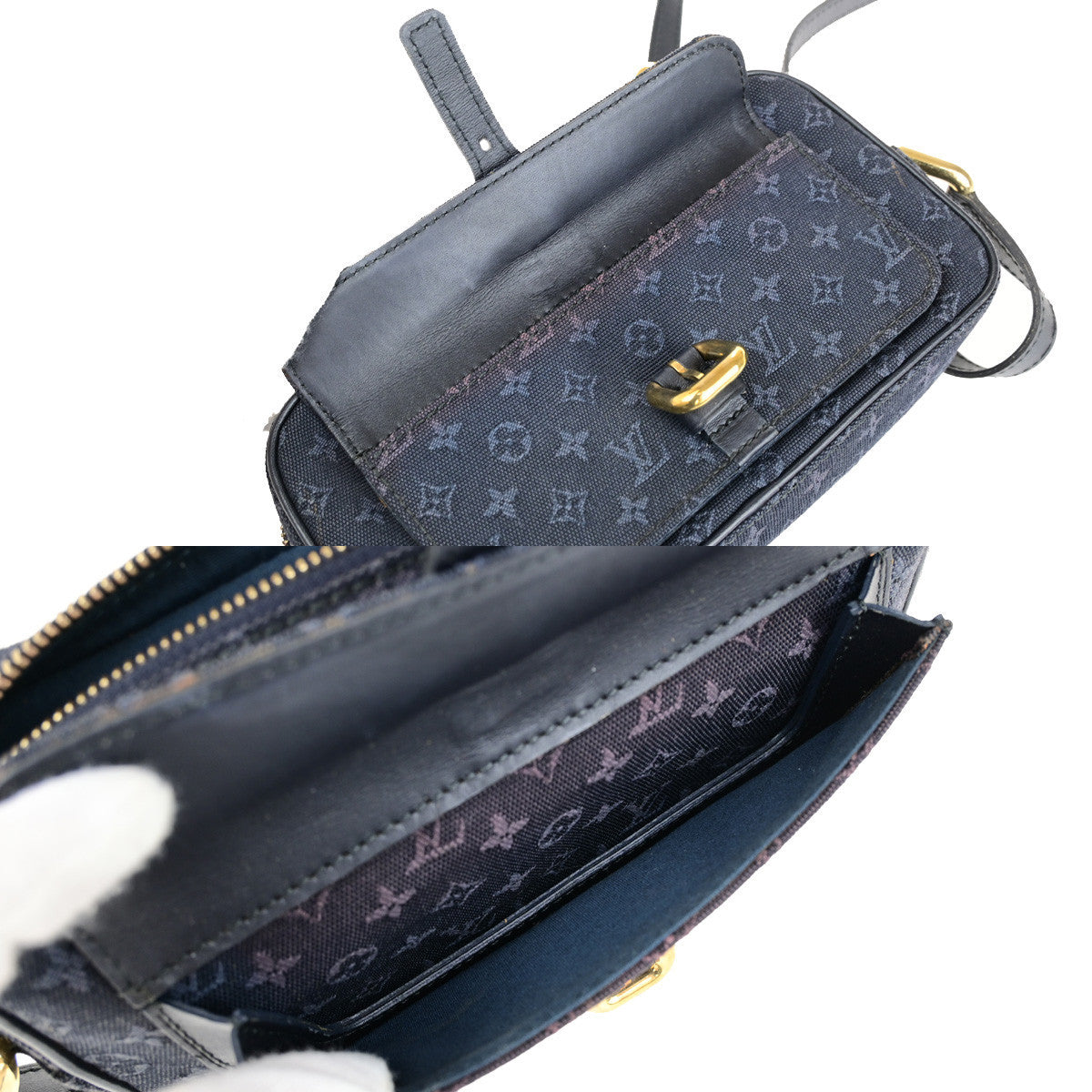 LOUIS VUITTON Juliet MM Shoulder Bag Monogram Mini Canvas Leather M92211 85YG266