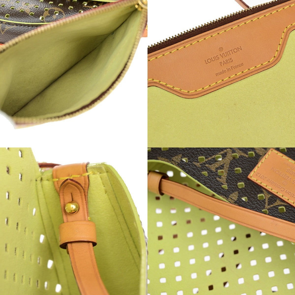 LOUIS VUITTON Chantilly PM Shoulder Bag Monogram Perfo Flore BN M94086 690RL049