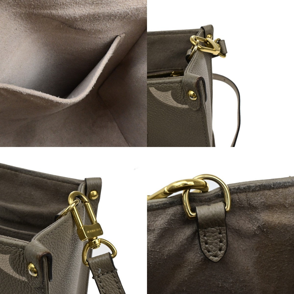 LOUIS VUITTON OnTheGo PM Hand Bag Bicolor Monogram Empreinte BE M45779 312RL056
