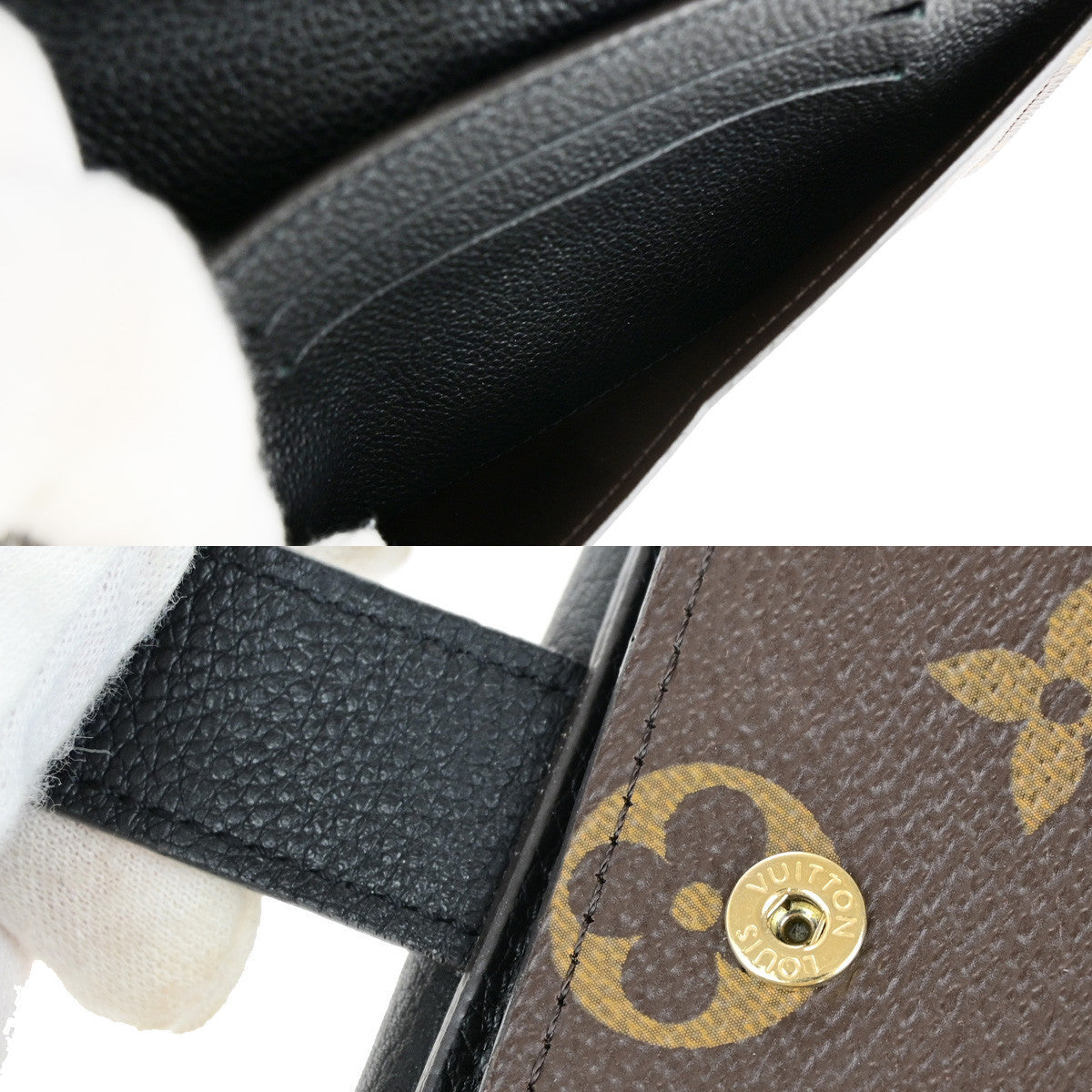 LOUIS VUITTON Portefeuille Pallas Compact Bifold Wallet Monogram M60990 62YG799