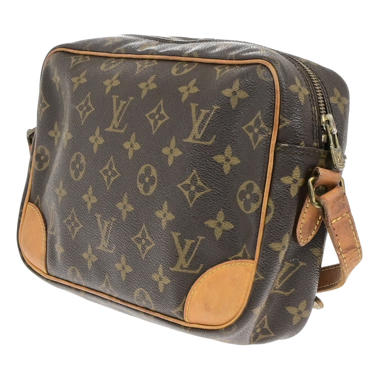 LOUIS VUITTON Trocadero 27 Shoulder Bag Monogram Leather Brown M51274 62YG947