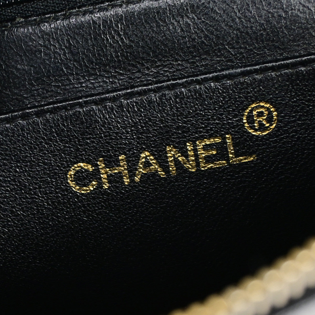 CHANEL CC Logo Matelasse Chain Backpack Bag Leather Black GHW Vintage 357RK884