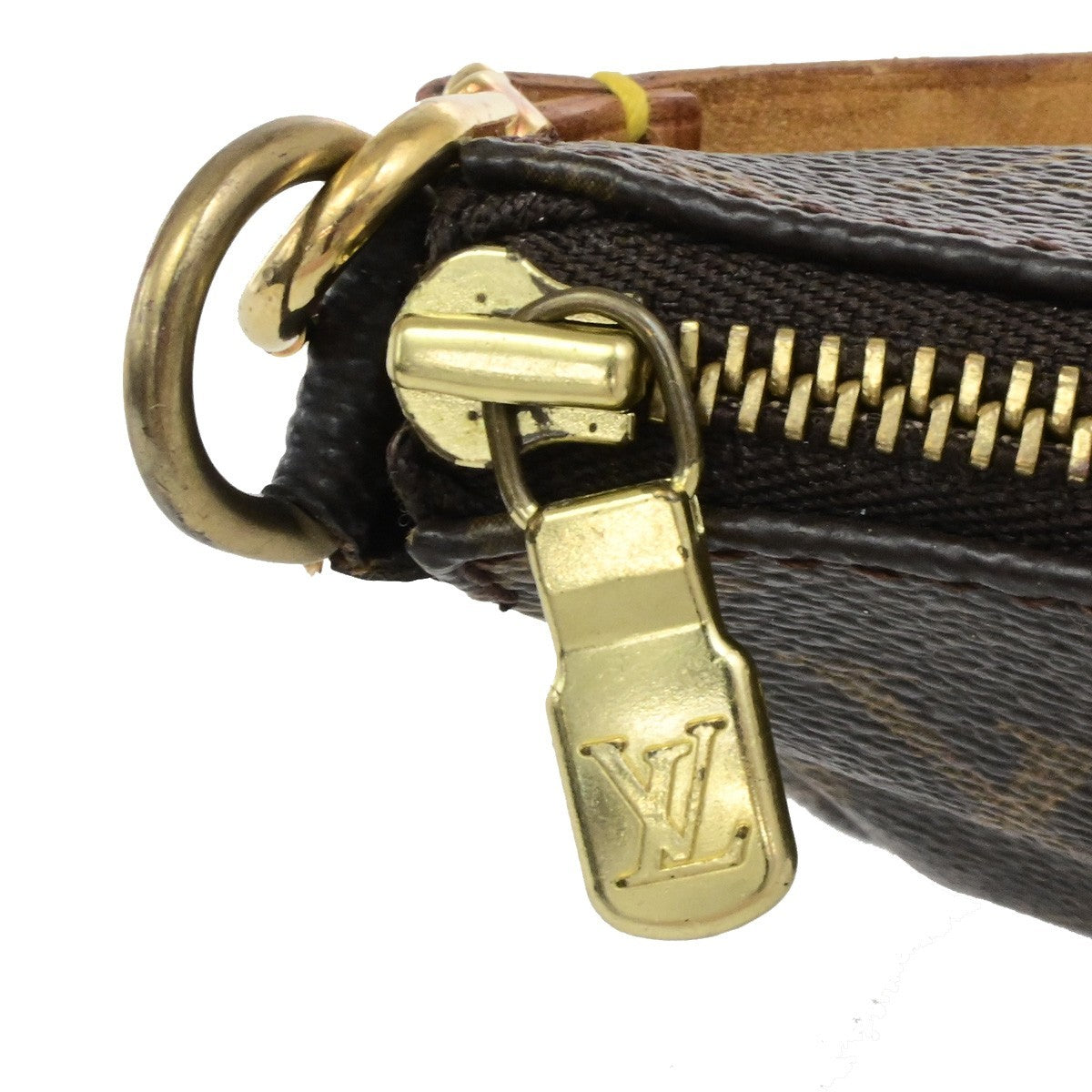 LOUIS VUITTON Pochette Accessoires Hand Bag Monogram Leather BN M51980 32YH053