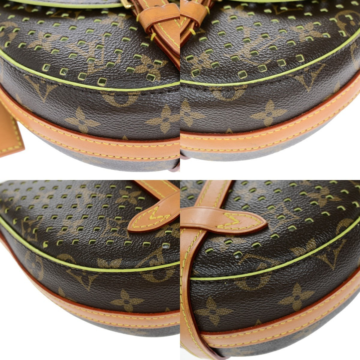 LOUIS VUITTON Chantilly PM Shoulder Bag Monogram Perfo Flore BN M94086 690RL049