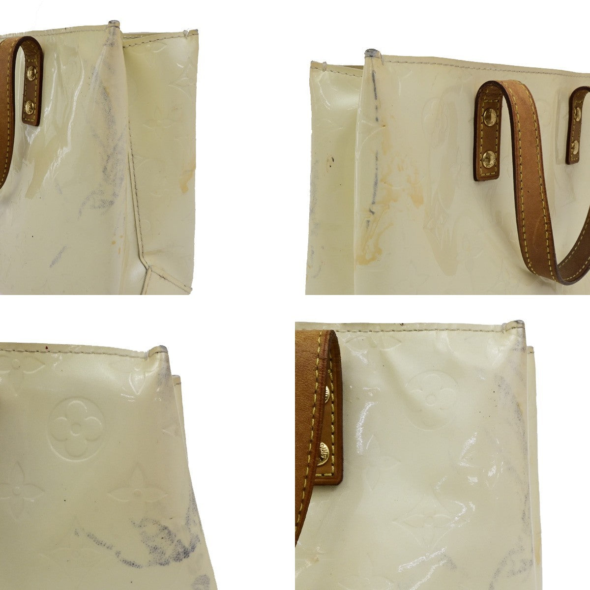 LOUIS VUITTON Read PM Hand Bag Monogram Vernis Patent Leather WE M91336 05YH047