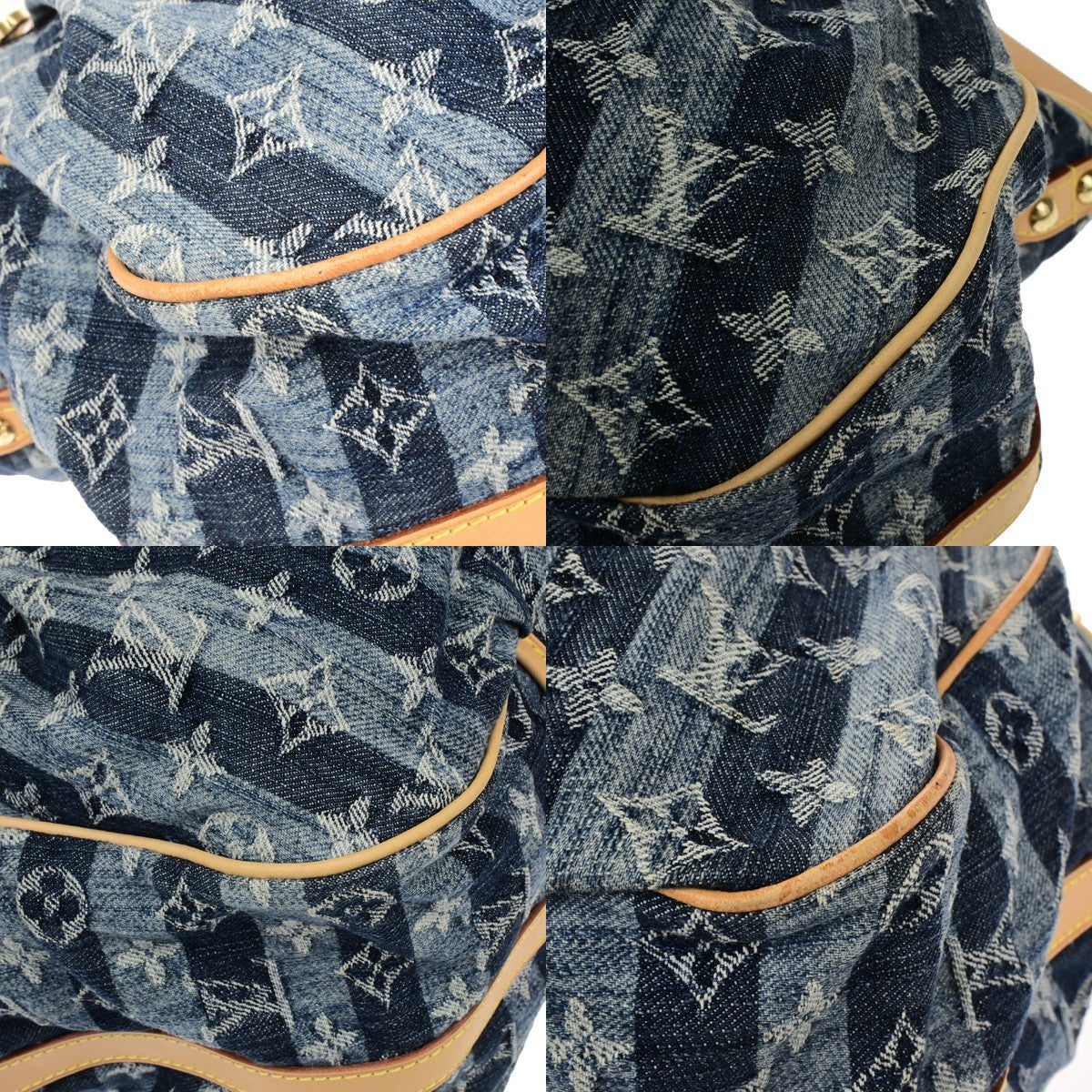 LOUIS VUITTON Cavalier GM Shoulder Bag Monogram Denim Leather BE M95336 301RL058