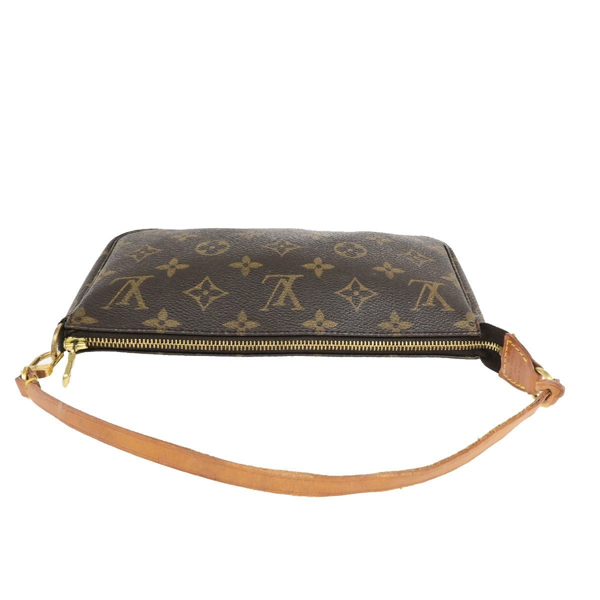 LOUIS VUITTON Pochette Accessoires Hand Bag Monogram Leather BN M51980 32YH053