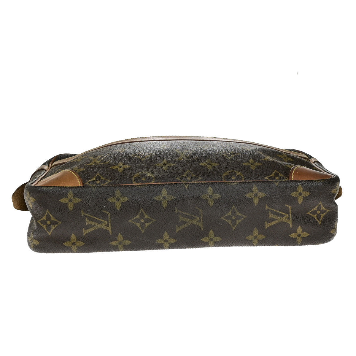 LOUIS VUITTON Compiegne 28 Clutch Hand Bag Monogram Leather Brown M51845 66YG803